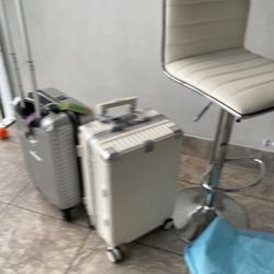 Mickey Mouse shoe case 50 bucks original price 160 the suitcase 50 bucks original price 150 chair each 125