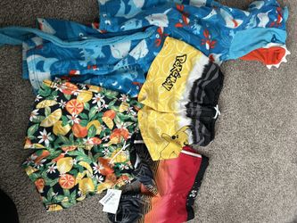 Boys Swim Trunk Lot Size Small 5/6