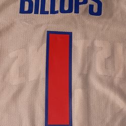 Chauncey Billups Men's Size Large Reebok Jersey Detroit Pistons