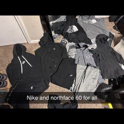 Nike,northface,adidas 