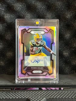 Romeo Doubs [Auto Silver] #114 2023 Panini Prizm