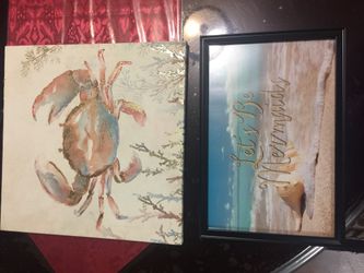 Shell bathroom decor