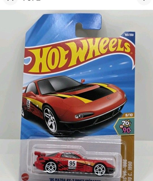 Hot Wheels 95 Mazda RX-7 Drift 2025 Case N