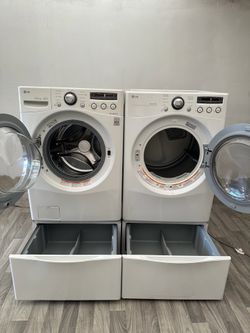 LG washer and gas dryer
