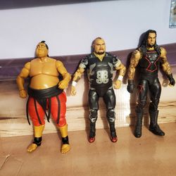 Wwe Yokozuna Undertaker Bam Bam Bigelow Elite Figure Lot