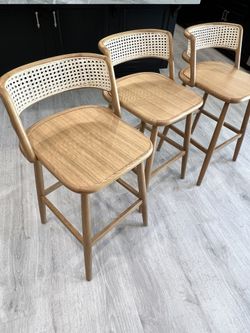 MG + BW Bar Stools - Set Of 3