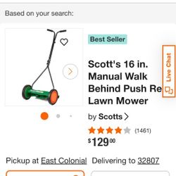 Scott Push Reel Mower