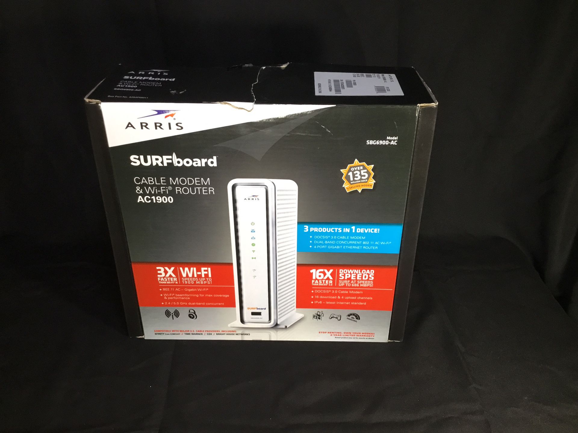 Arris Surfboard AC 1900 Modem and WiFi Router