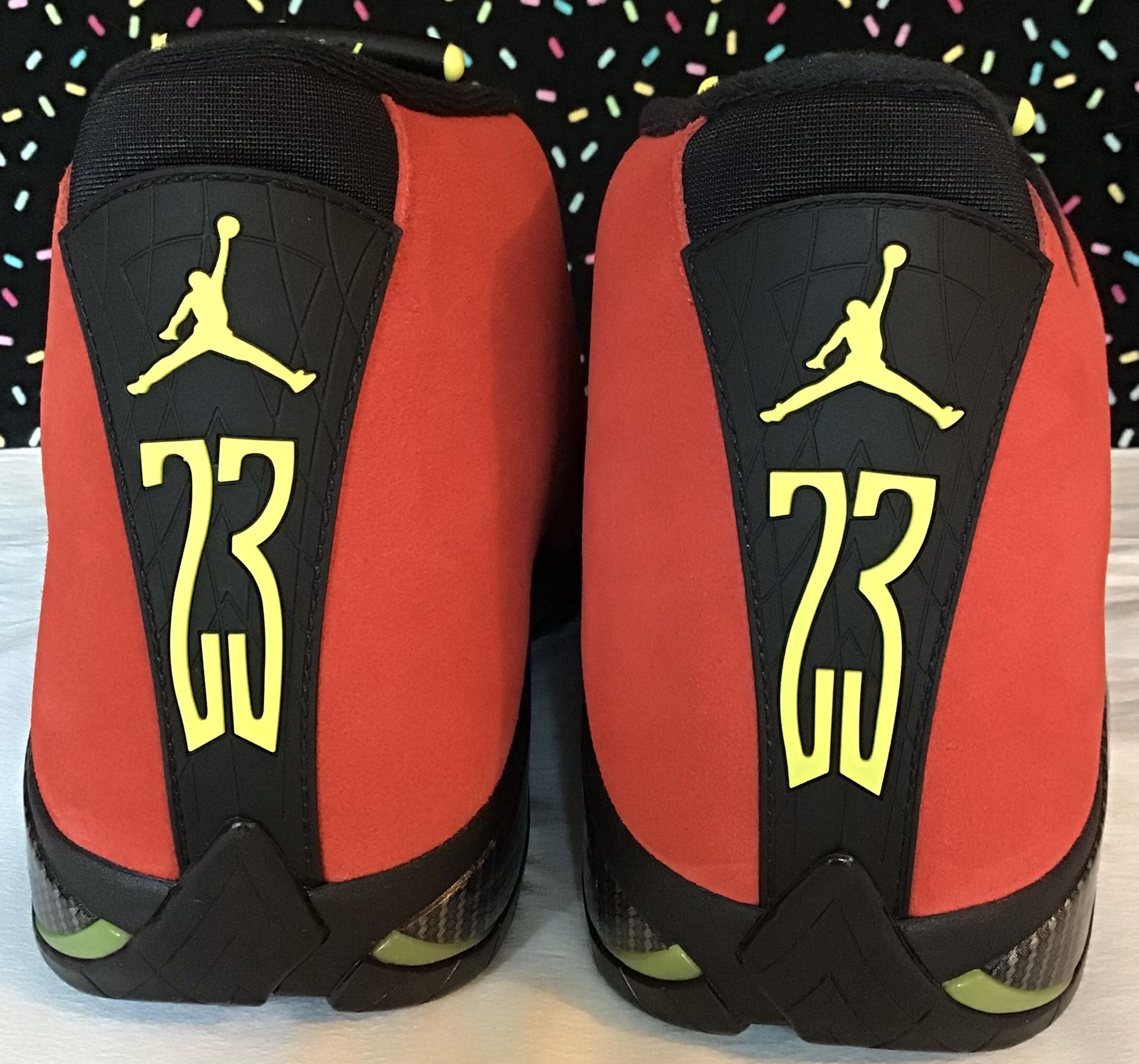 Jordan 14 Retro Ferrari Size 14