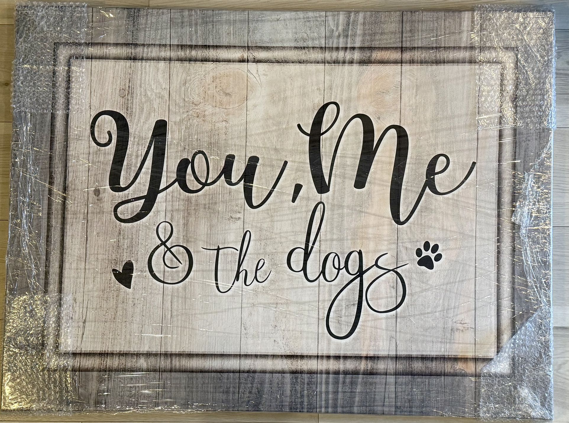 You, Me & The Dogs Canvas Print