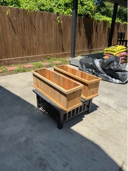Beautiful Wood Planters