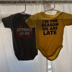 2 Onesie Lot 