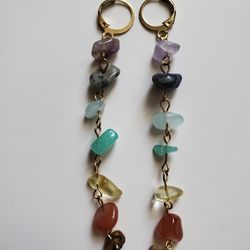 Multi colored stone Earrings 