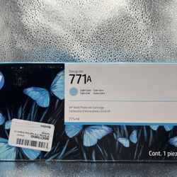 HP Vivid Photo B6Y20A 771A Light Cyan Original Ink Cartridge Toner New Sealed 