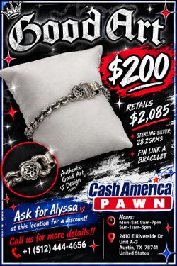 Good Art Hollywood Fin Link A Bracelet