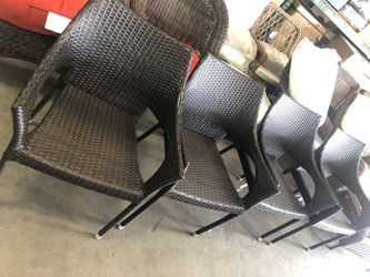 Brown Outdoor Chairs Brand new