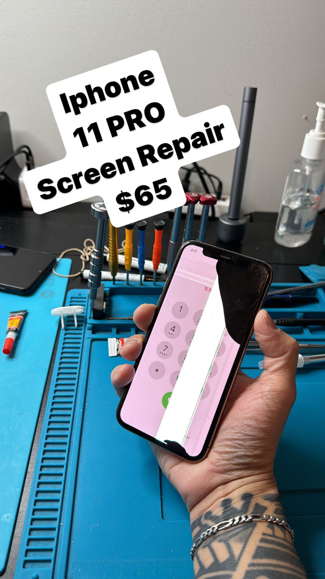 Iphone 11 Pro Screen And Lcd Replacement $65