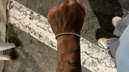 Gold Rope Chain Bracelet
