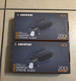 MEMPHIS MXA200.4S 4-CHANNEL 4X50W MARINE GRADE CONSTRUCTION AMPLIFIER