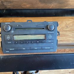 2010 Toyota Corolla Radio