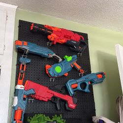 Peg Wall Nerf Guns 