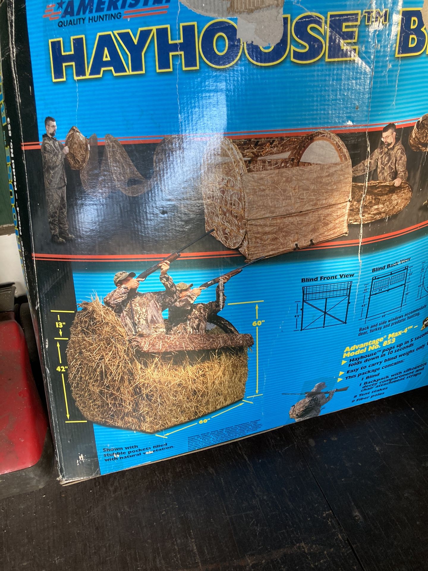 Duck Blind Used One Time !