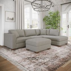 Thomasville Walsen Sectional with Storage Ottoman
