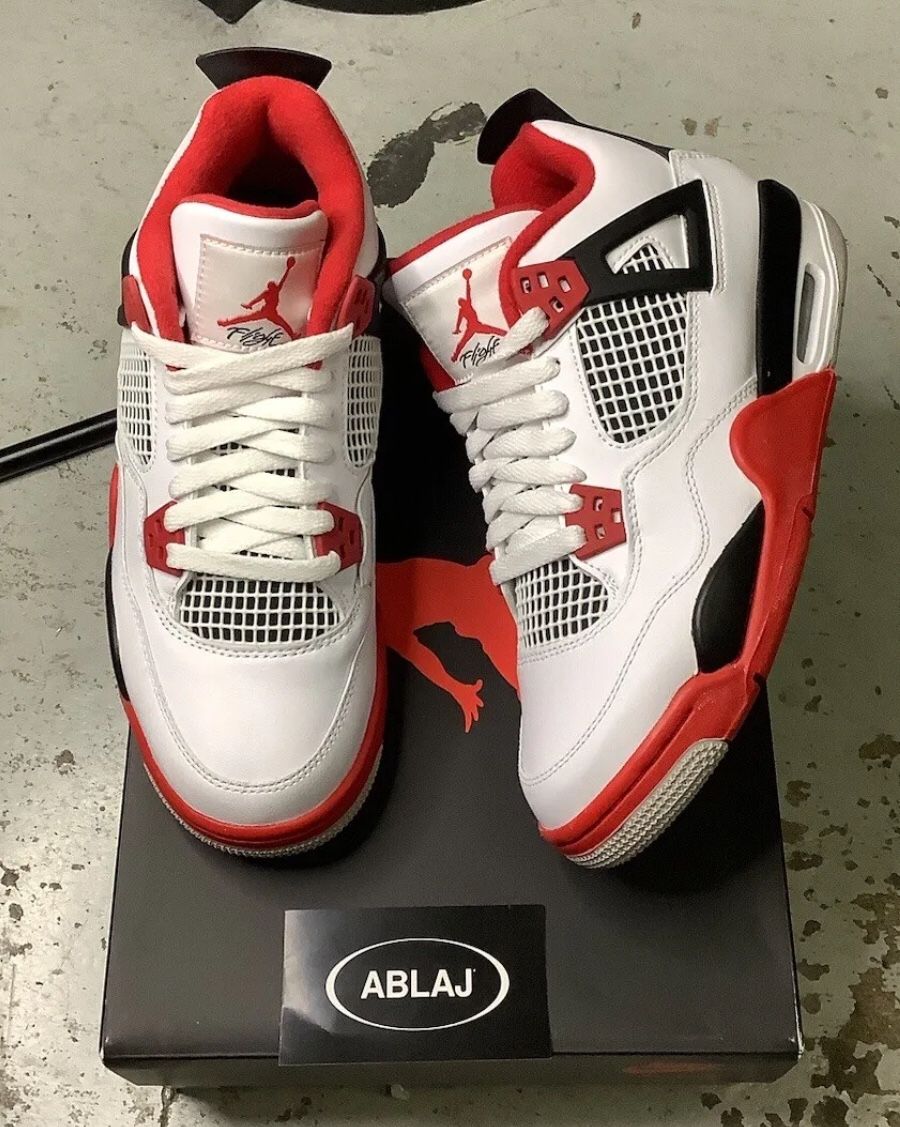 Nike Air Jordan 4 Retro Fire Red Brand New 6.5 80$