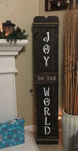 Handcrafted rustic wood signs