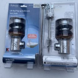 Lift rod Pop-up bathroom Sink Drain