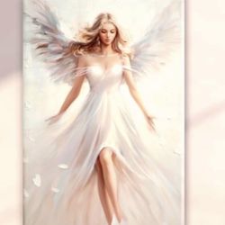 Angel Wall Art  Canvas 🌟 Please Read Description