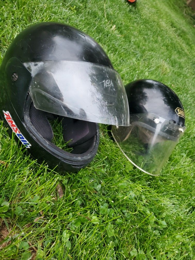 Motorcycle Helmets Large and Medium Size