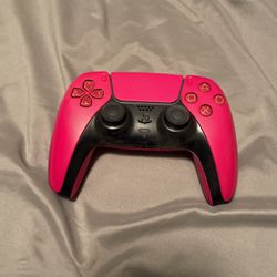 Pink/Red PS5 controller