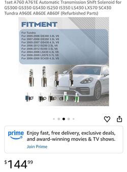 Tundra / Lexus Transmission shift Solenoids