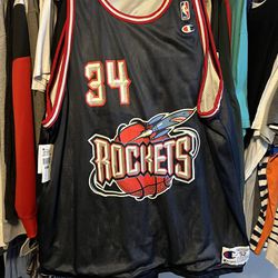Vintage 90s Houston Rockets Champion Jersey Reversible 