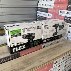 Flex Compact 24V 1/2 Impact Drill Come With Battery Bundle NEW