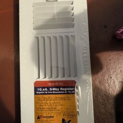 10 In×4in 3 Way Register 