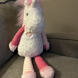 Sitting Stuffed Unicorn 