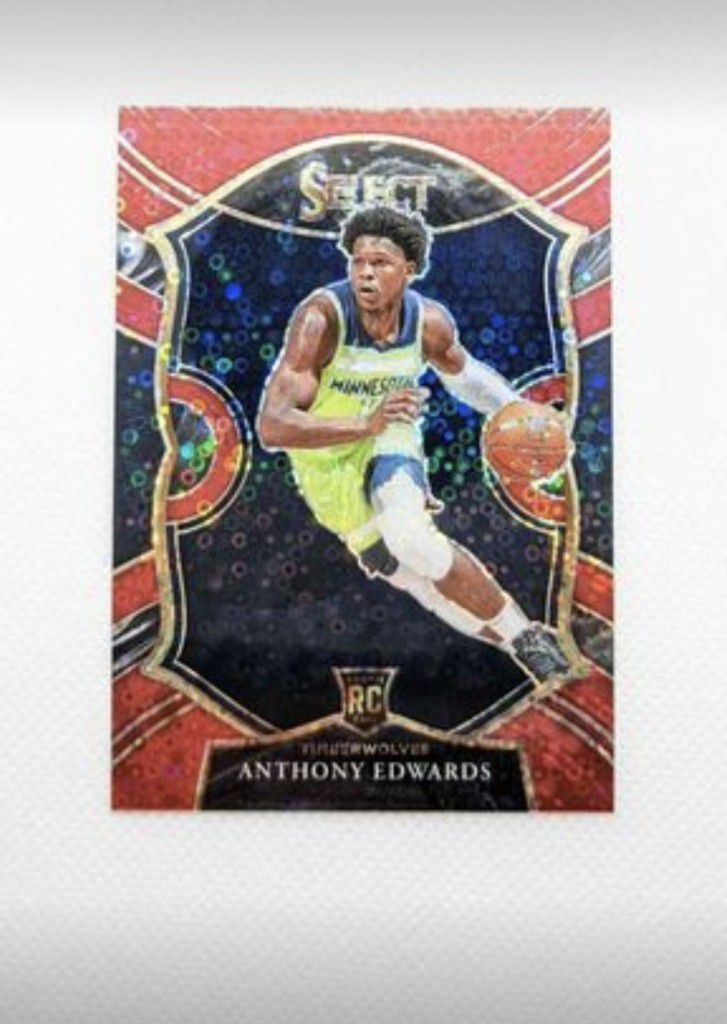 2020 Select Fast Break Red /49 Anthony Edwards RC