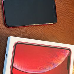 iPhone XR 128gb Red Product Edition T-Mobile With Box, No