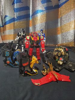Power Rangers 1993 and Thunder Zord Parts