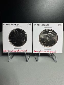 Pair 2026-D Kennedy Half Dollars 1(contact info removed)