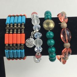 BEAUTIFUL COLORFUL BRACELET LOT ⭐️⭐️⭐️⭐️⭐️ $12 FOR ALL 