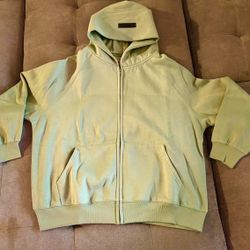 Essentials Zip-Up Pine Green (M)