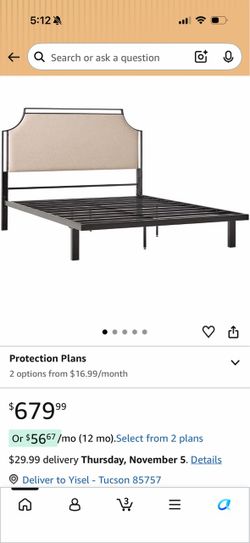 Queen bed frame
