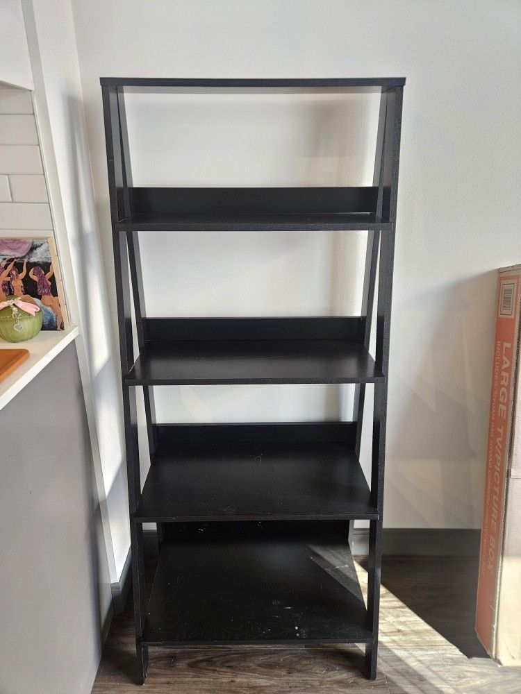 Black Ladder Shelf