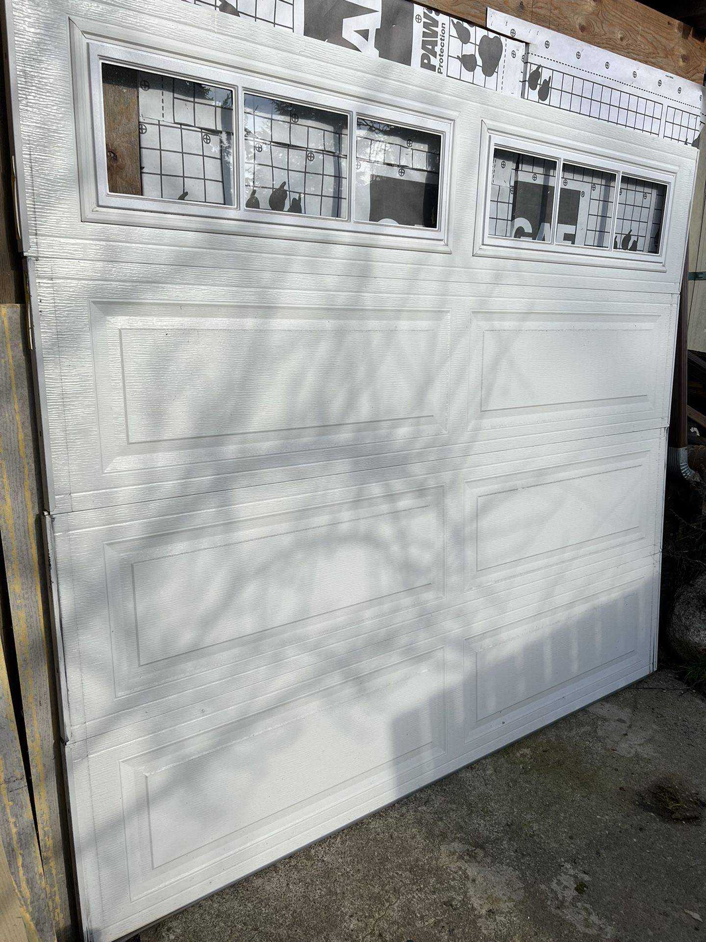Two 8x7 Garage Doors
