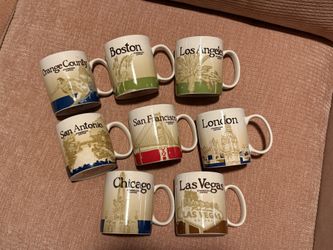 Starbucks 2011 Global Icon Collector series mugs