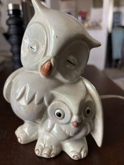 Vintage Price Products Iridescent Ceramic Figurine 