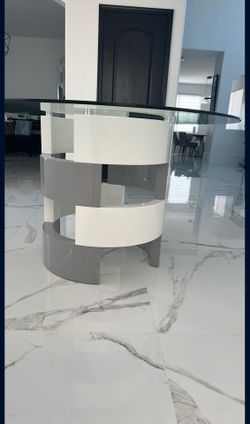 48 Inch Round Dinning Table Glass top